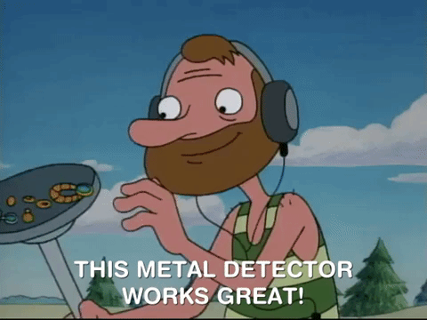 personaje diciendo que el detector de metales funciona a la perfección.- Blog Hola Telcel