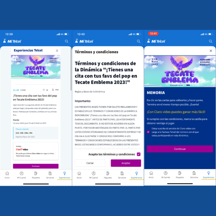 Accede a la dinámica y listo estarás participando.- Blog Hola Telcel