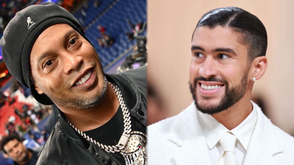 Mira a Ronaldinho en el nuevo video de Bad Bunny