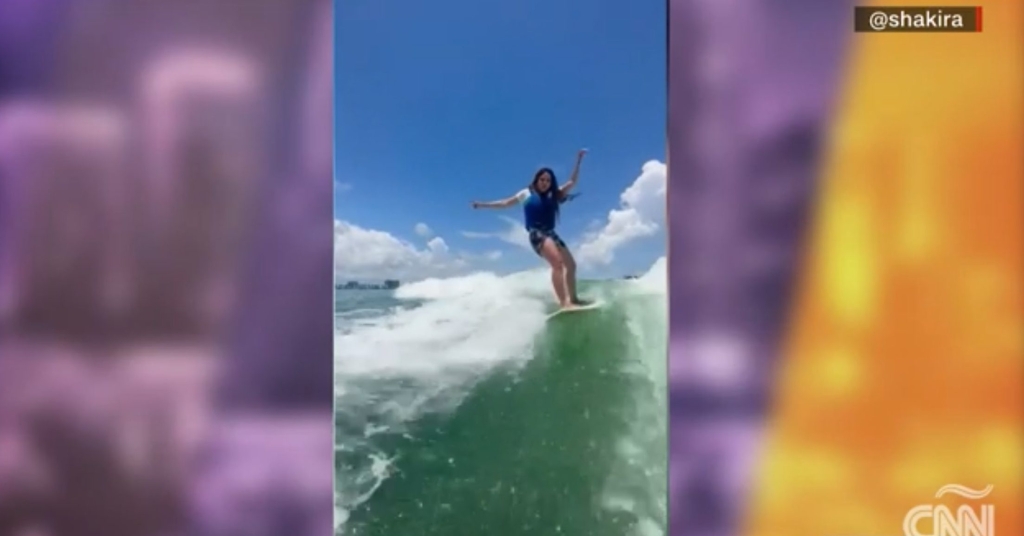Shakira surf miami tiktok