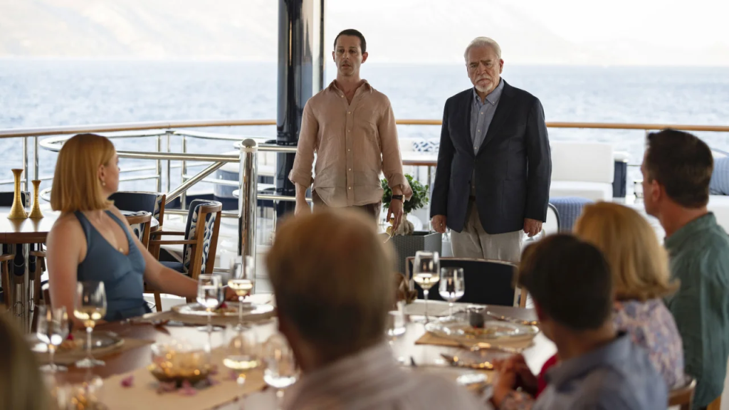 Una imagen del final de la segunda temporada de "Succession". (Foto: Graeme Hunter/HBO)