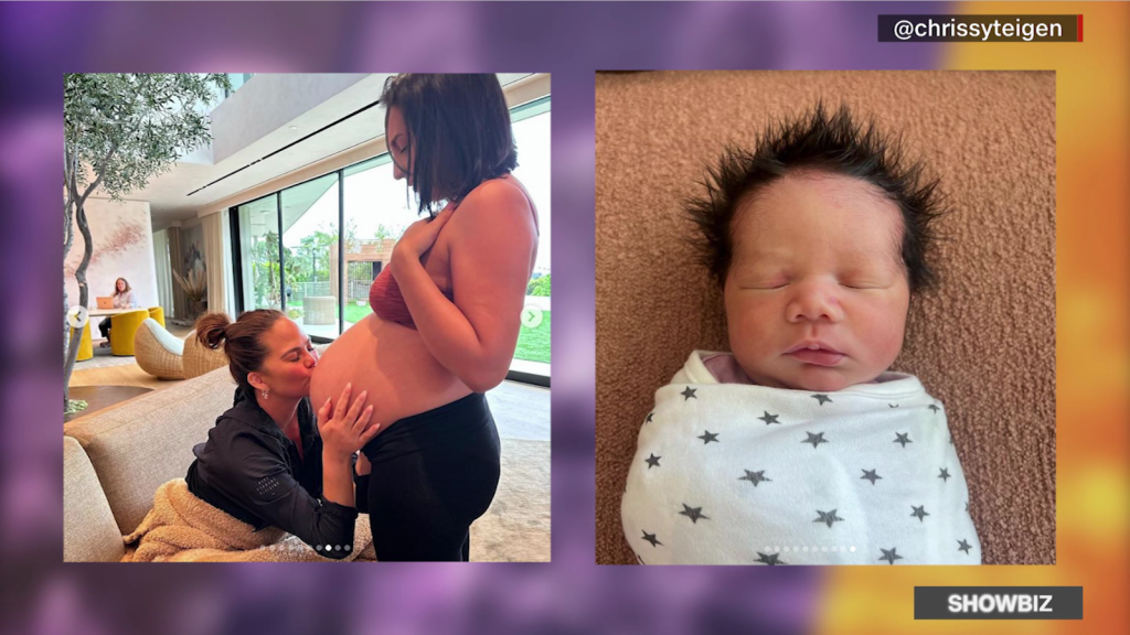 Chrissy Teigen y John Legend le dan la bienvenida a su cuarto hijo