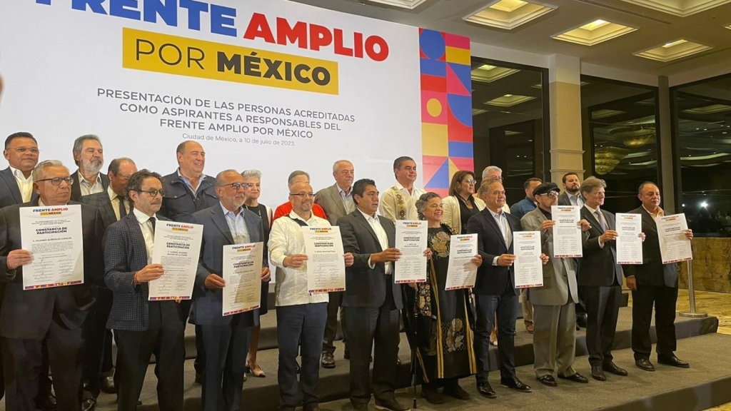 Ellos son los precandidatos del Frente Amplio por México