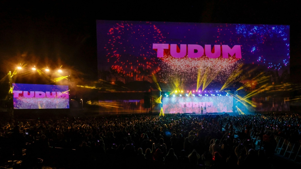 Imagen del evento Tudum 2023 de Netflix, que se llevó a cabo en Sao Paulo. (Foto: Alexandre Schneider/Getty Images para NETFLIX)