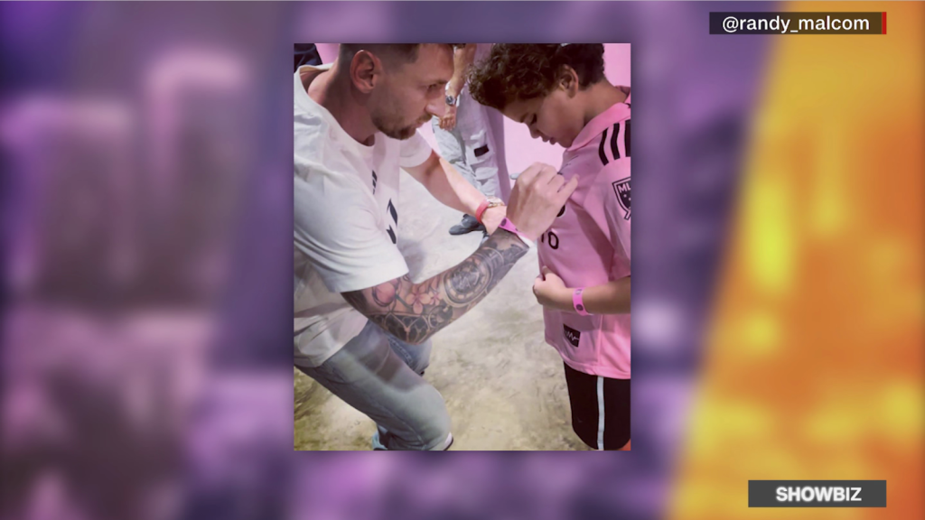 Hijo del cantante de "Gente de Zona" conoce a Messi