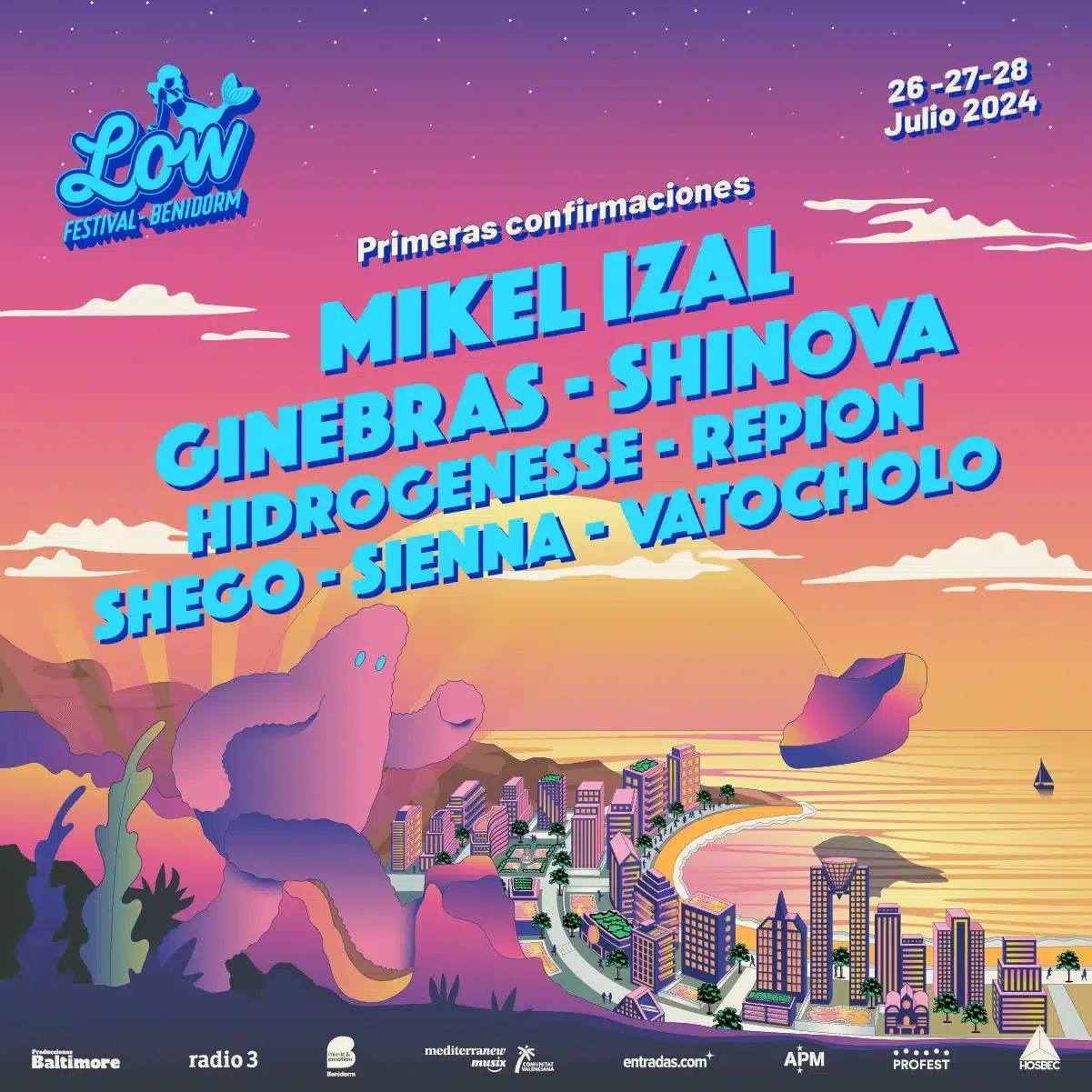 Primeras confirmaciones Low Festival 2024 jpg