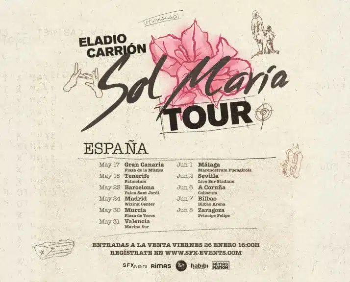 Ahora sí, conciertos de Eladio Carrión en mayo y junio de 2024 en España: fechas, entradas y ciudades 5 eladio carrion conciertos 2024 jpg
