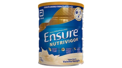 Bote de 850 gramos de complemento alimenticio para adultos.