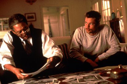 Morgan Freeman, Brad Pitt, 'Seven'.