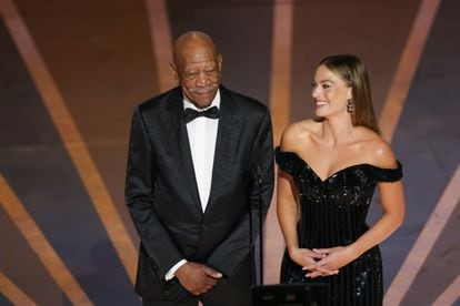 Morgan Freeman, Margot Robbie