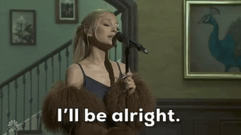 Ariana Grande diciendo que estará bien mientras canta en uno de los programas de televisión más importantes de Estados Unidos.- Blog Hola Telcel