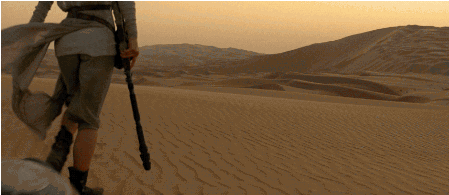 Rey Skywalker y BB8 en el universo de 'Star Wars'.- Blog Hola Telcel.