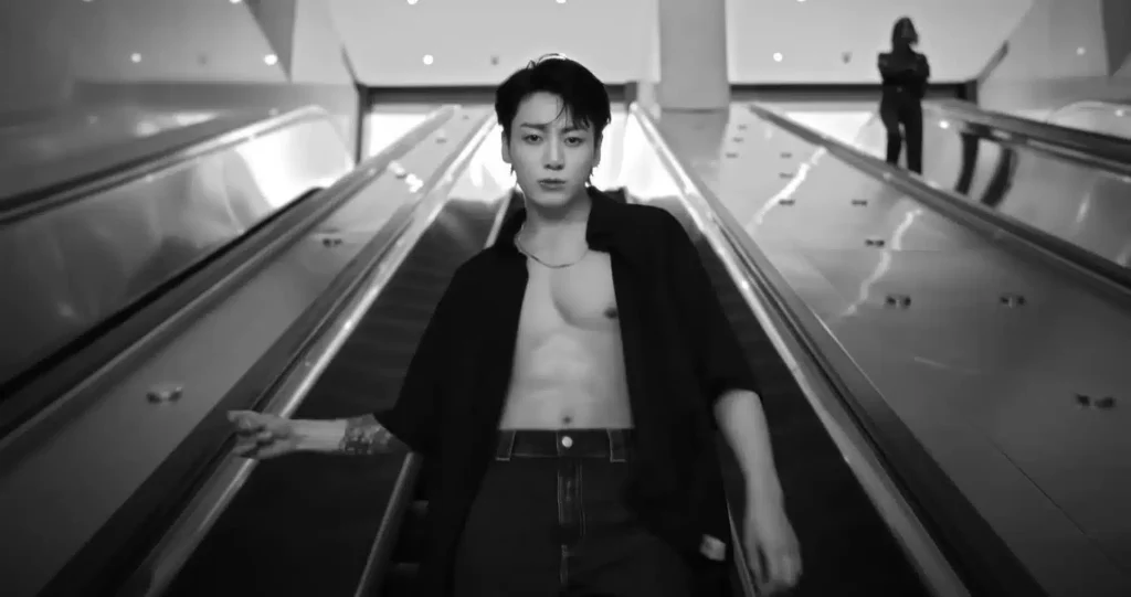 Jung Cook en el anuncio de Calvin Klein