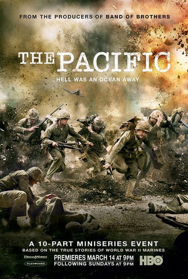 The Pacific, banda sonora y canciones de la miniserie sobre la Segunda Guerra Mundial de Spielberg y Hanks 5 Póster de The Pacific