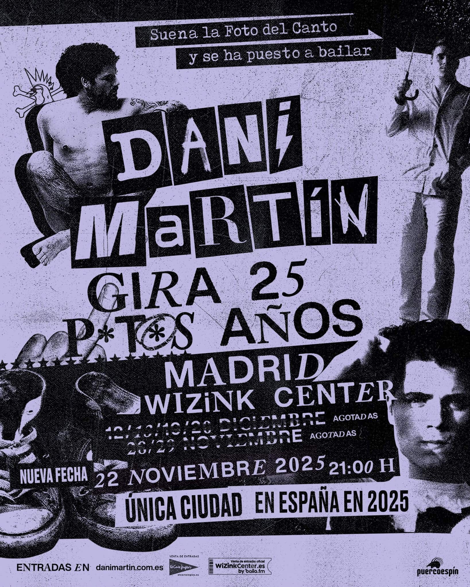 cartel concierto Dani Martín