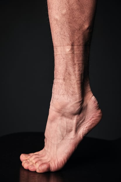 Los pies de Jornet son tan fuertes que nunca en su vida, según dice, ha tenido un esguince de tobillo.