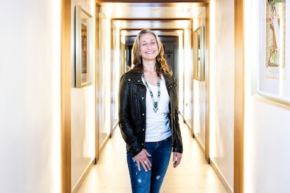 Céline Cousteau, este miércoles en Madrid.
