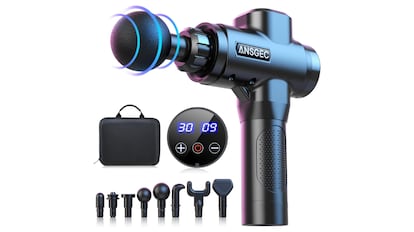 Este modelo de pistola de masaje muscular dispone de 30 niveles ajustables.