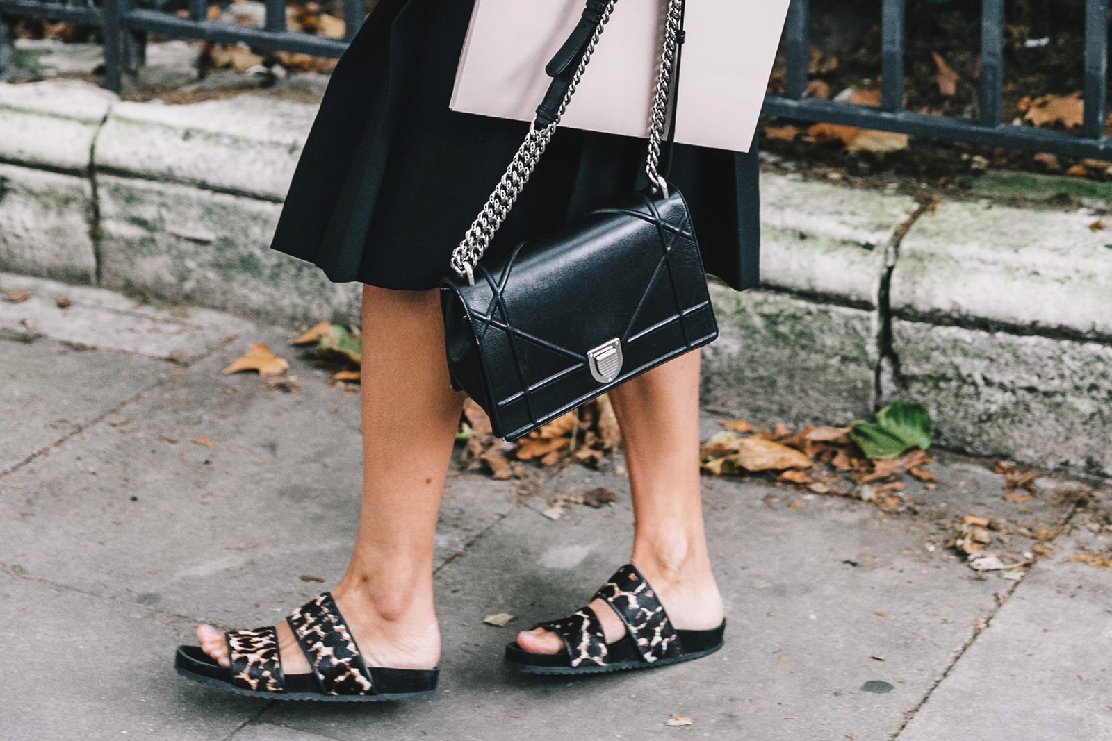Sandalias de 'animal print'