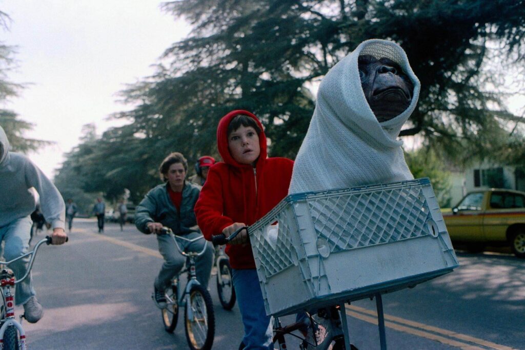 Escena de E.T. el Extraterrestre