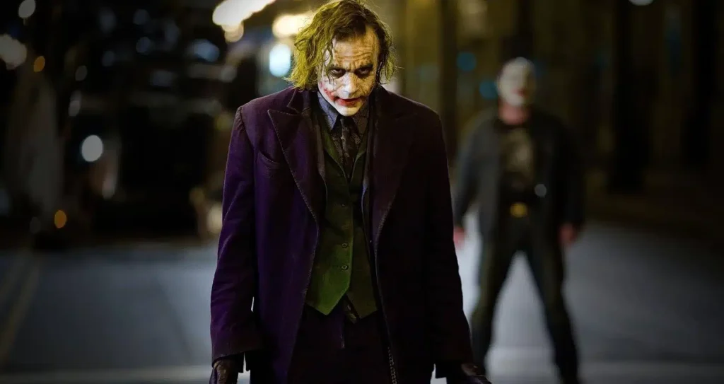Heath Ledger en El caballero oscuro