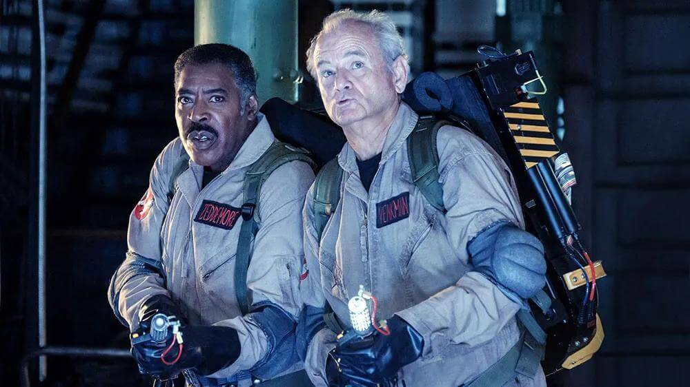 Ernie Hudson y Bill Murray en Cazafantasmas Imperio helado