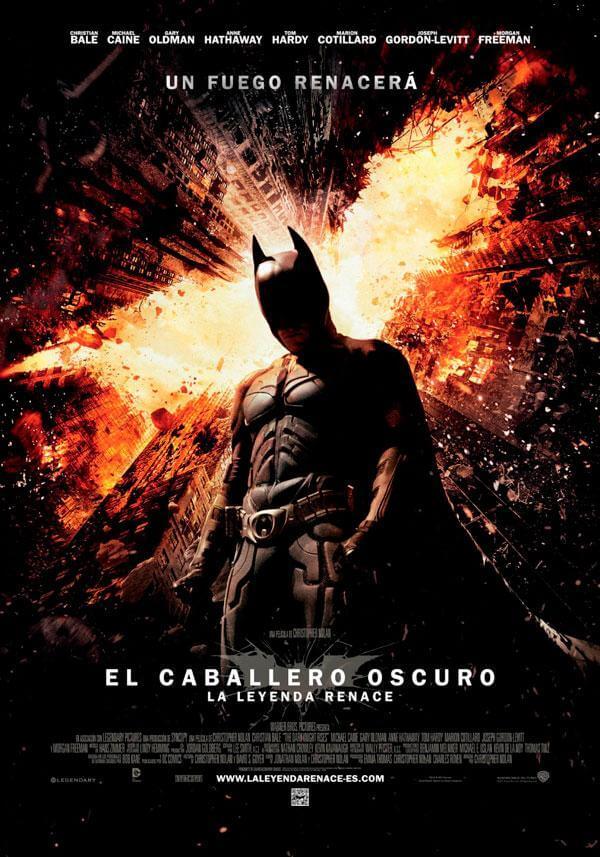 El caballero oscuro: La leyenda renace, banda sonora y canciones del fin de la trilogía sobre Batman 6 Póster de El caballero oscuro La leyenda renace