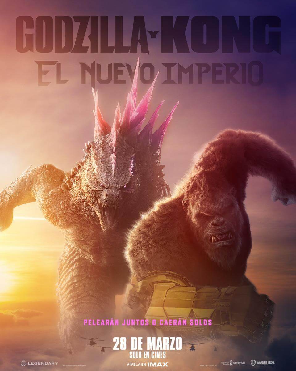 Póster de Godzilla y Kong El nuevo imperio