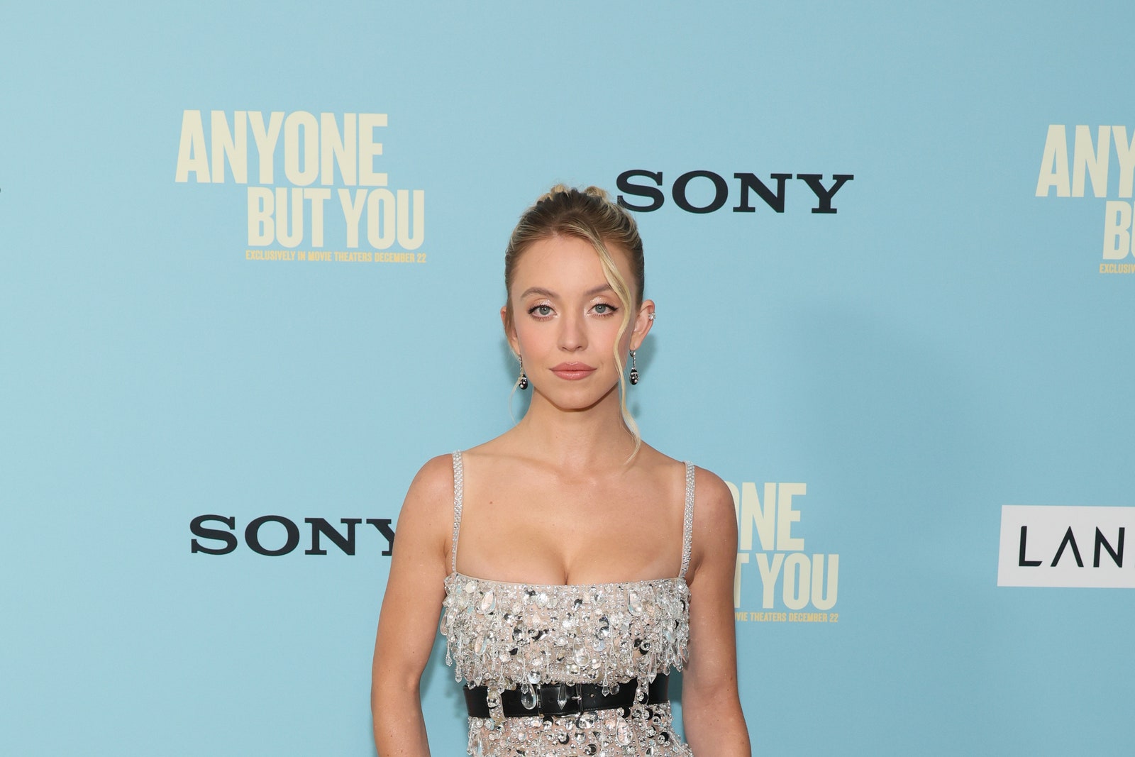  Sydney Sweeney en 2023 durante la premiere de ‘Cualquiera menos tú’