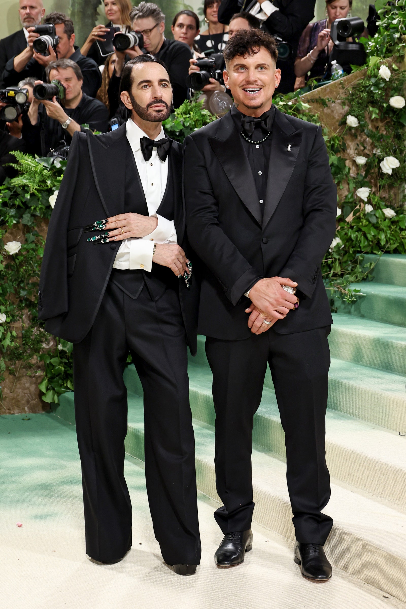 Marc Jacobs y su pareja en la Met Gala 2024