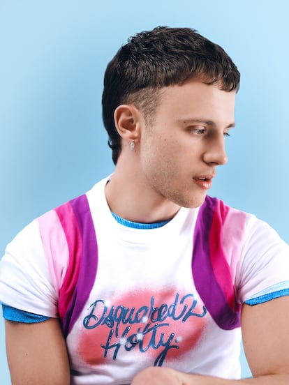 Iván Pellicer posa exclusiva para ICON vestido de DSQUARED2.