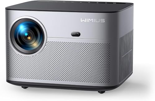 Proyector 4K WiFi Bluetooth,【Auto Focus/Keystone】 25000 Lúmenes Proyector WiFi Full HD 1080P 4K Soporte WiMiUS Proyector WiFi-6 Cine En Casa 300'' Proyector Zoom 50% para Phone/TV Stick/PS5 HDMI USB