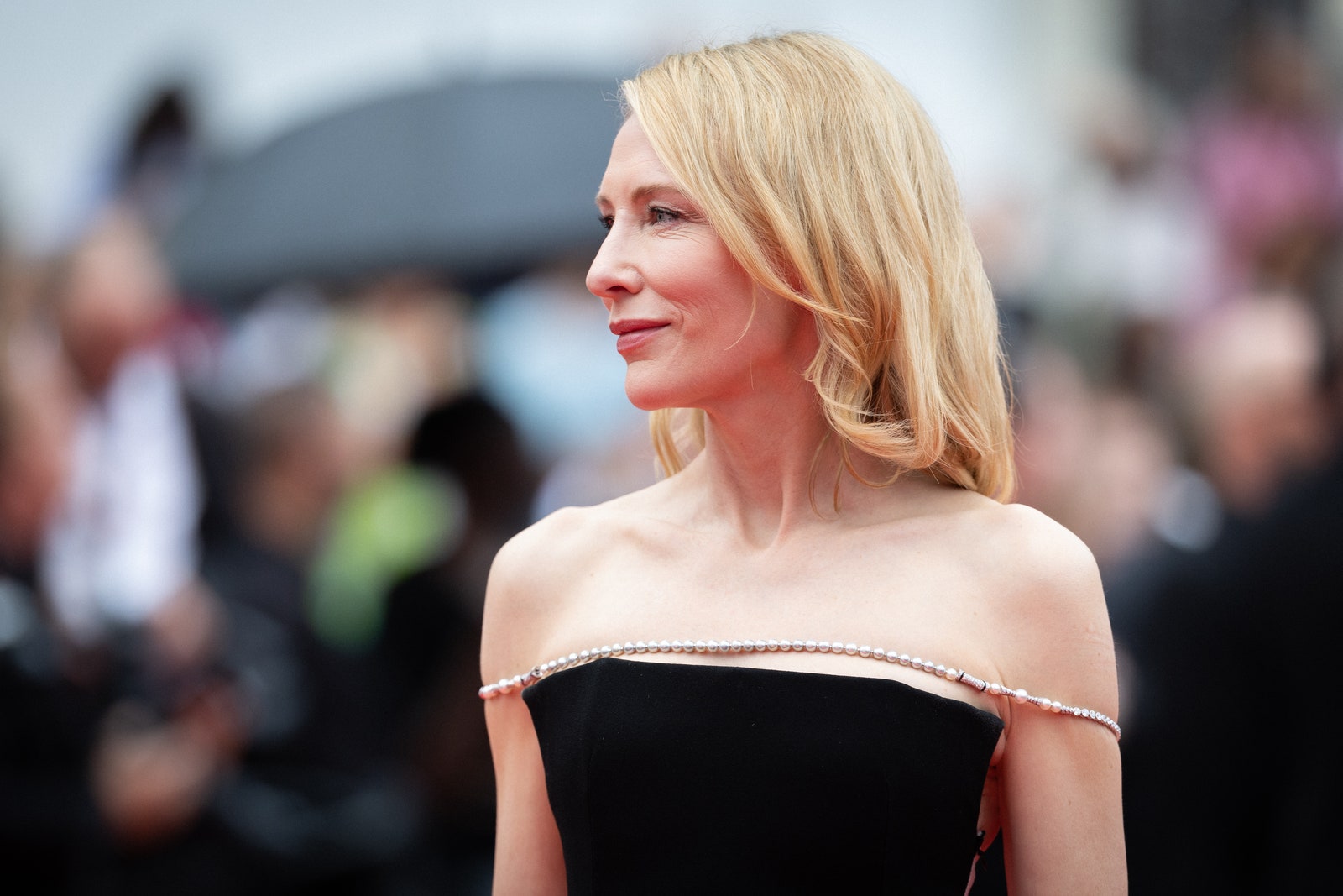 Cate Blanchett en la alfombra roja del festival de Cannes en 2024