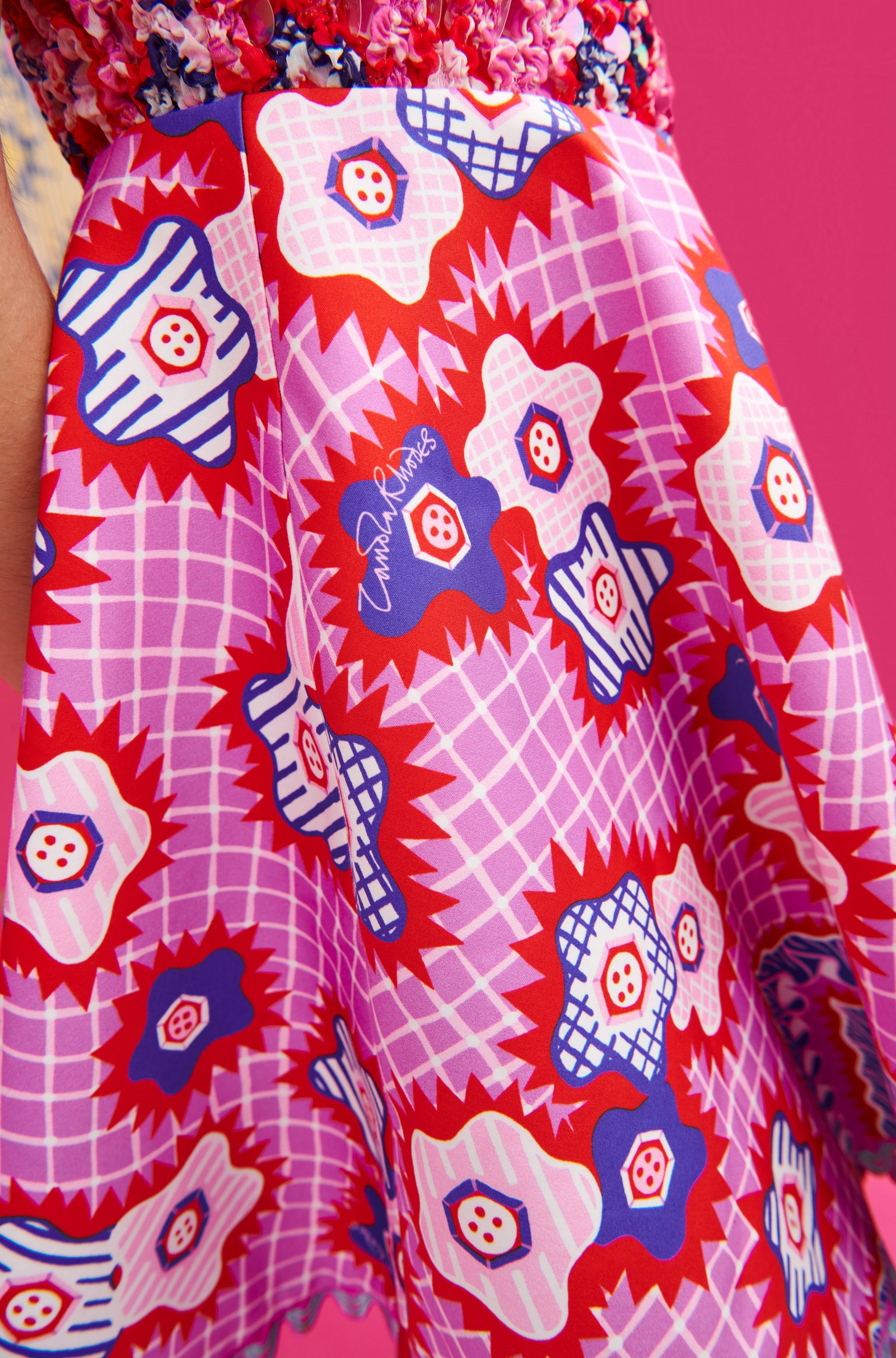 Celia B “Quiero ser como Zandra Rhodes pero no cuando llegue a su edad sino ahora”