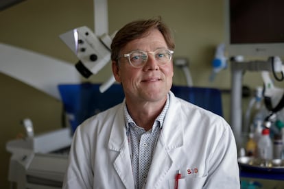 El jefe del servicio de Otorrinolaringología del Hospital Sant Joan de Déu, Oliver Haag.