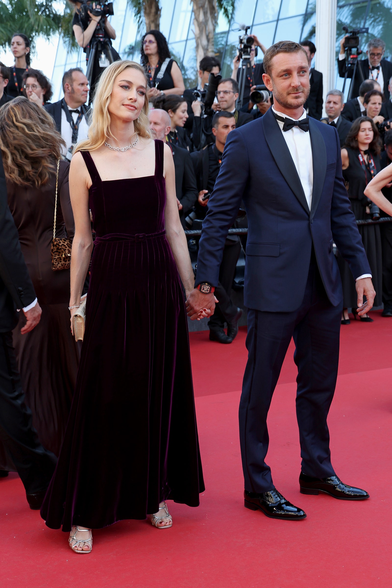 Beatrice Borromeo y Pierre Casiraghi asisten a la alfombra roja de El Conde de MonteCristo en el Festival de Cannes.