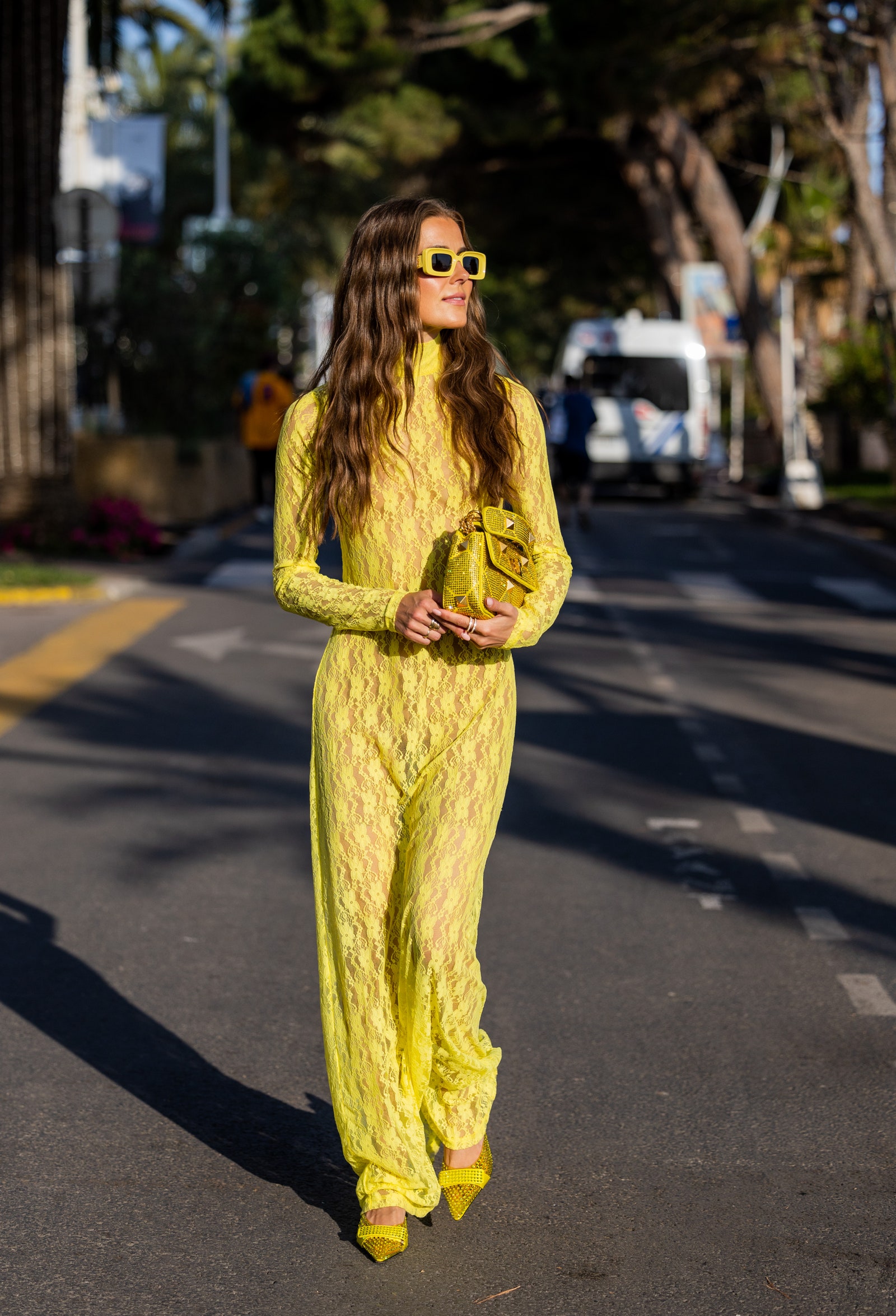 vestidos largos con sandalias
