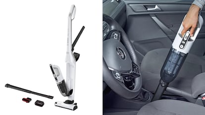 Este modelo de aspiradora sin cable del catálogo de Bosch disfruta de dos niveles de aspiración.