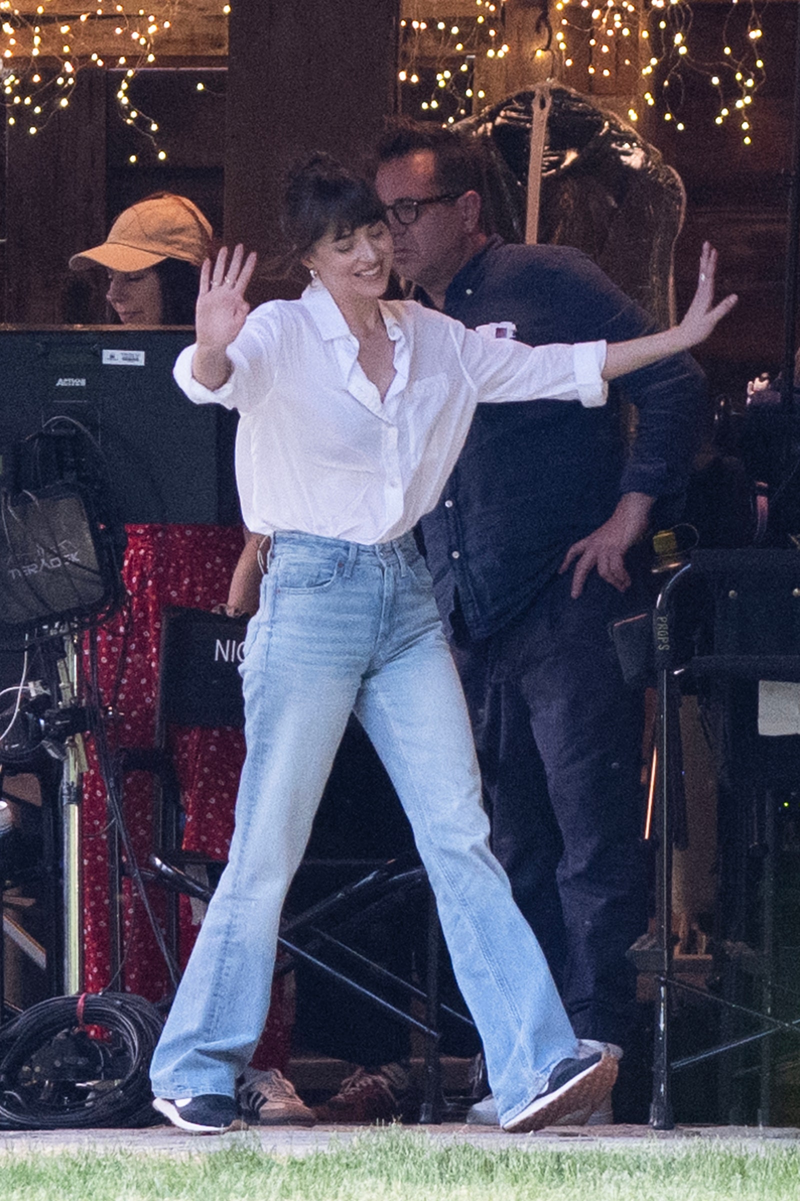 Dakota Johnson en Nueva York mientras filma la película “Materialists”