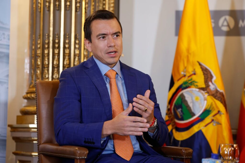 Daniel Noboa: El presidente de Ecuador marca distancias con la mano dura de Bukele: “Nuestra propuesta es el empleo, no la seguridad” | Internacional