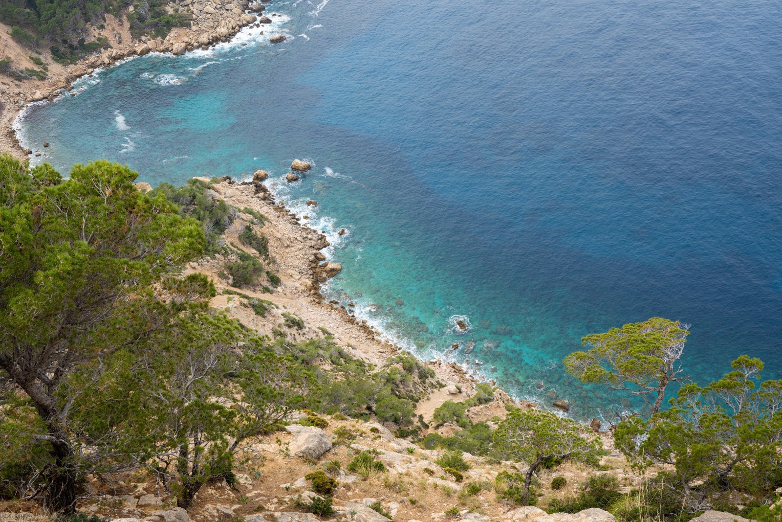 Vista Cala en Basset Mallorca