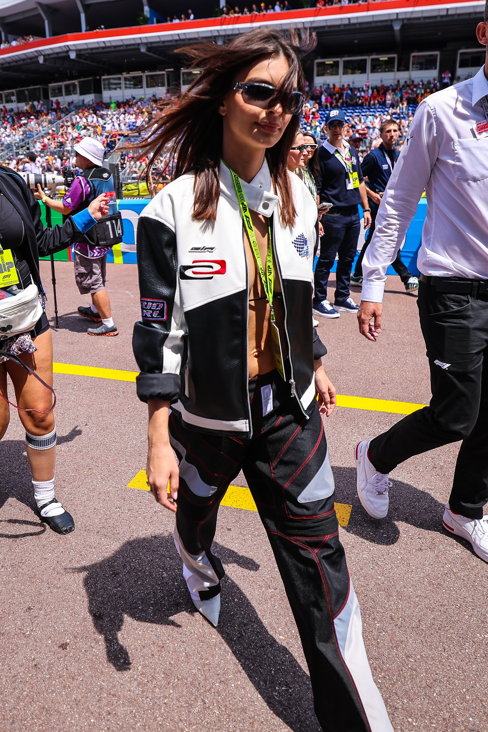 Emily Ratajkowski F1 grand prix