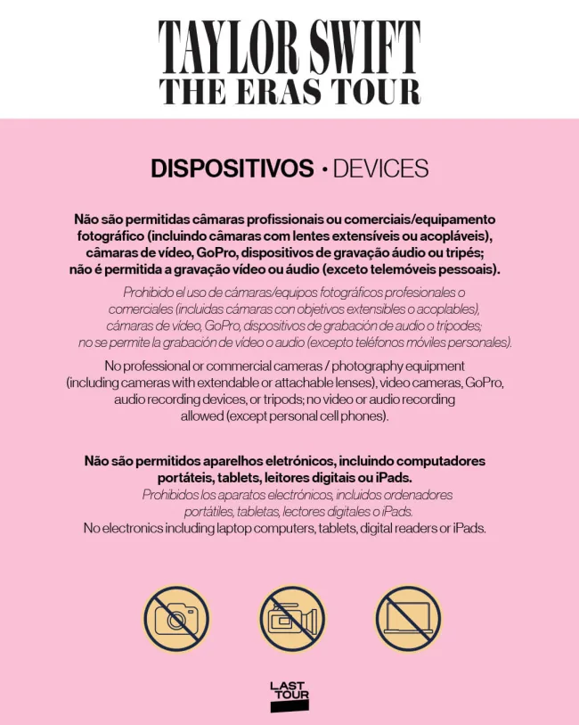 dispositivos taylor swift 1