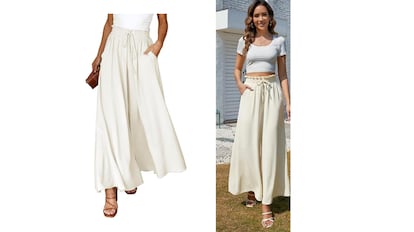 Esta pantalón largo es perfecto para el verano.