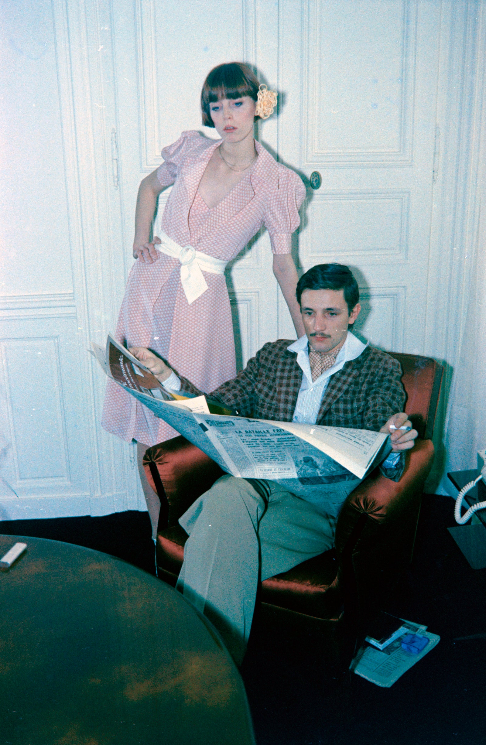 Jacques de Bascher en la campaña de primavera verano 1974 de Chlo