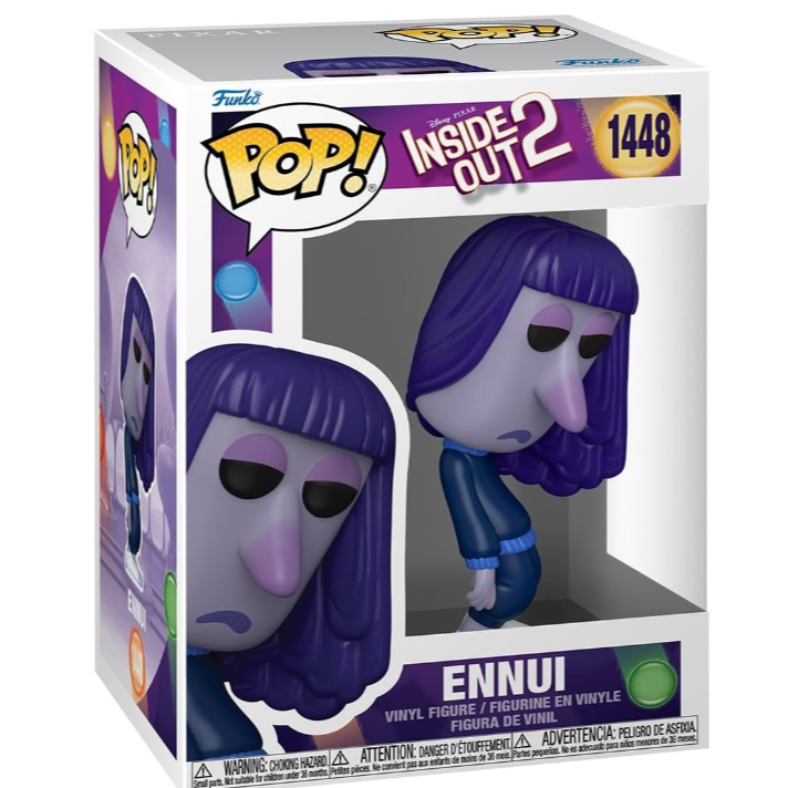 Funko Pop! Disney: Inside out 2 – Ennui - Figura de Vinilo Coleccionable - Idea de Regalo- Mercancia Oficial - Juguetes para Niños y Adultos - Movies Fans - Muñeco para Coleccionistas y Exposición