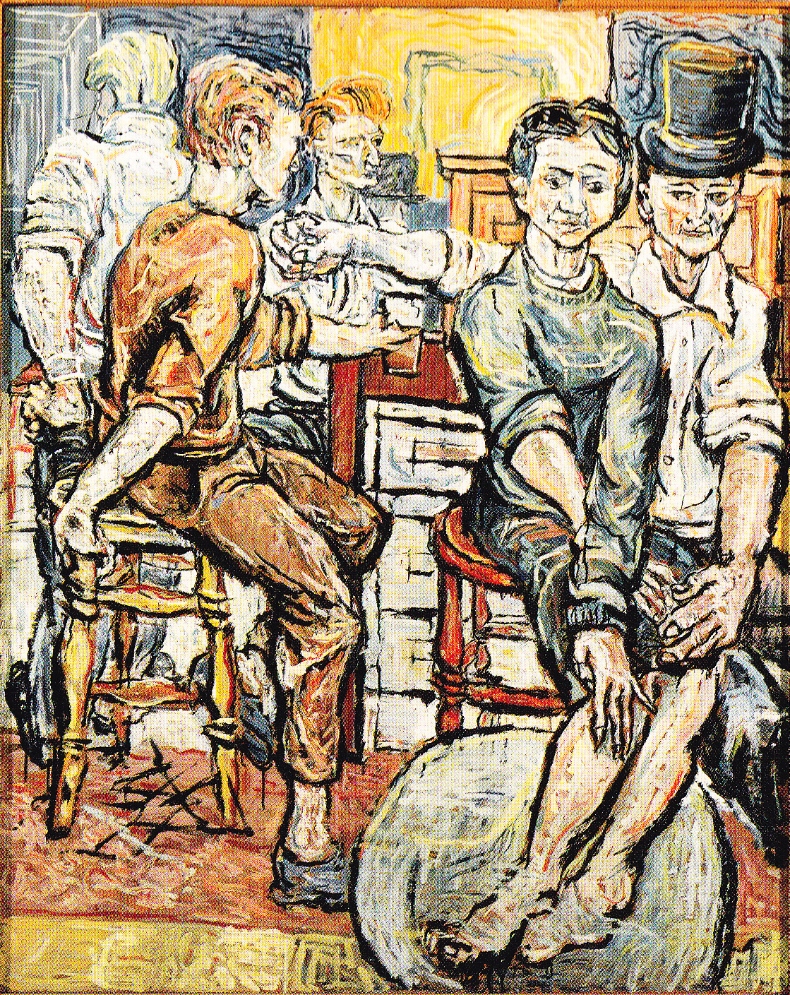 EN RECUERDO DE STUART SUTCLIFFE, EL BEATLE DESAPARECIDO Flat 3, Gambier Terrace (An oil-on-board painting by Stuart ...