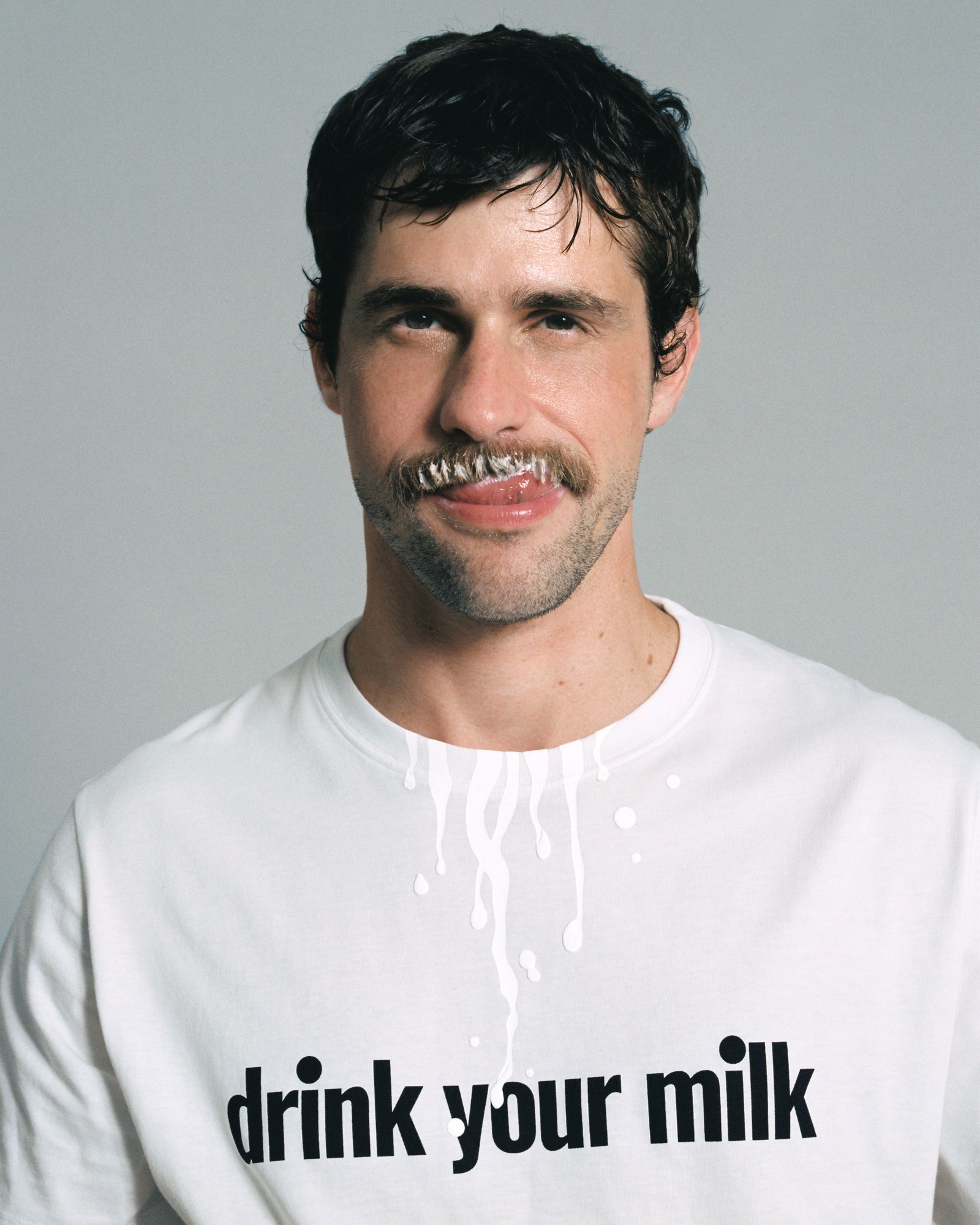 Image may contain Adult Person Head Face Clothing and TShirt