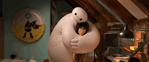 Baymax abrazando a una persona mientras funciona como red de apoyo gracias a la nueva función 'Límites' de Instagram.- Blog Hola Telcel