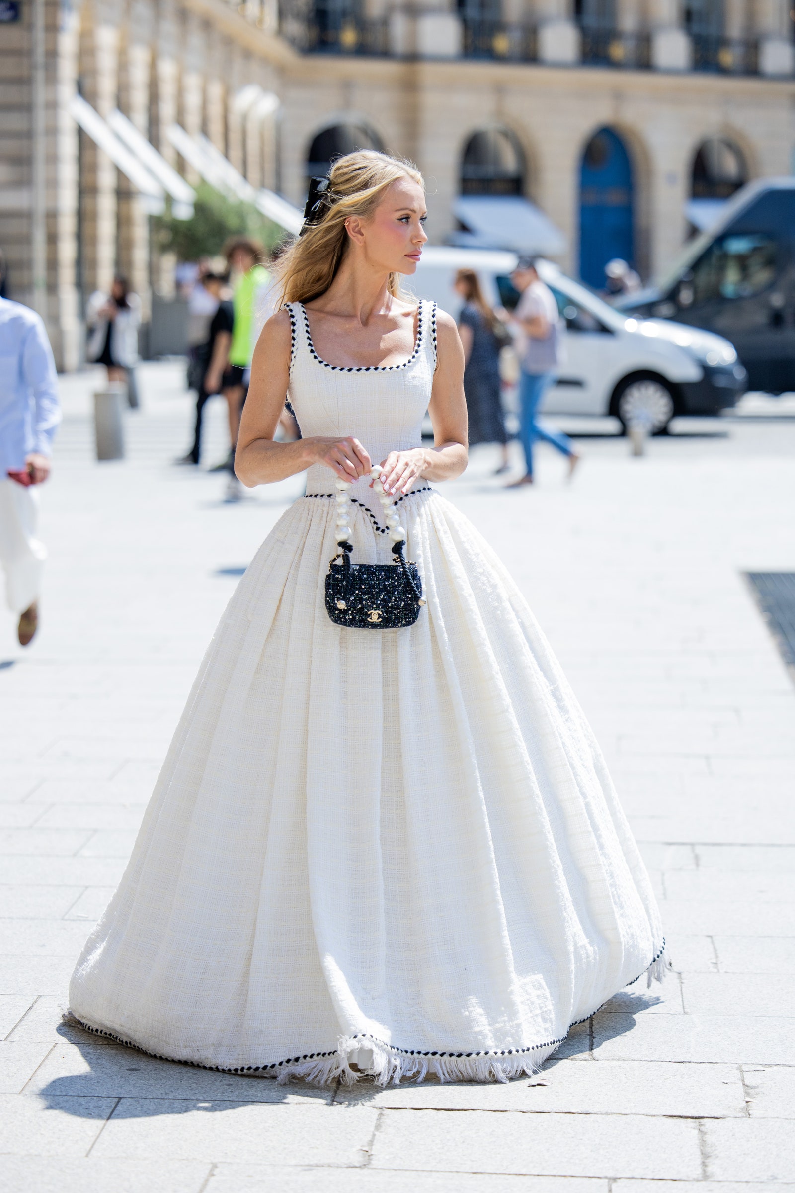vestido de alta costura de chanel
